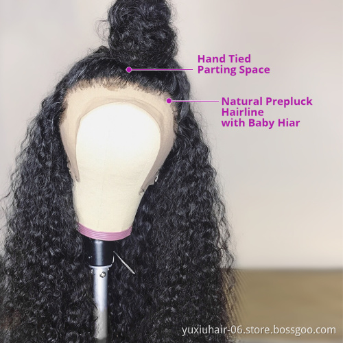 Cheap Wholesale 100% HD Transparent Full Lace Part Frontal Brazilian Virgin Hair Lace Front Human Hair Wigs For Black Women
